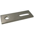Adattatore di fissaggio M12 110x40x5 materiale 1.4301 PV-07-06