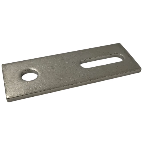 Adattatore di fissaggio M12 110x40x5 materiale 1.4301 PV-07-06