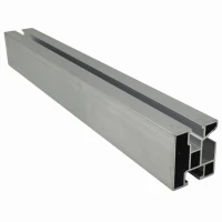 Profilo in alluminio 240cm 45x40 con canale per cavi 90509