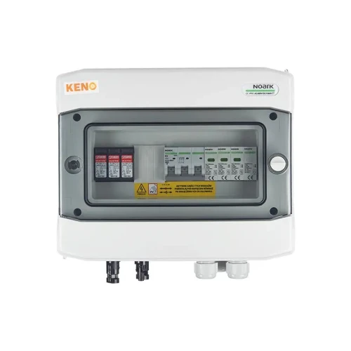 Scatola di giunzione con limitatore di sovratensioni DC + AC, 1000V tipo 1+2, 1x stringa PV, 1x MPPT // limite AC tipo 1+2, 16A 3-F, tipo SH‑90 DCAC GPV-409-02