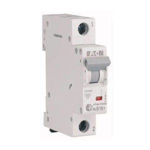 Interruttore magnetotermico Eaton 1P 16A curva B 6kA