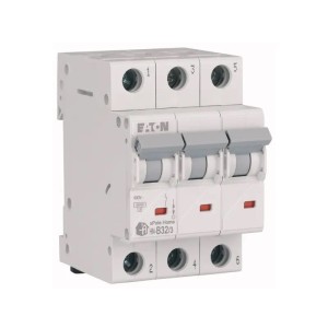Interruttore magnetotermico Eaton 3P B 32A 6kA