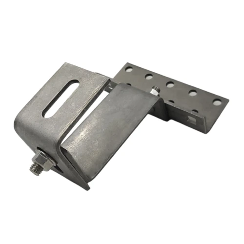 Gancio T 120 mm (4-4-4) larghezza 50 grado 1.4016 regolabile VARIO PV-08-41