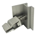 Morsetto terminale H30 KLIK verniciatura argento L50 (tipo 2) PV-03-27 (2)