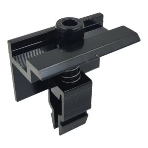 Morsetto laterale H30 KLIK nero verniciato L50 (tipo 2)