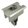 Morsetto centrale KLIK verniciatura argento L50 (tipo 2) PV-04-13