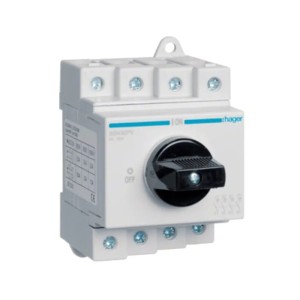 Sezionatore DC Hager 4P 32A 1000V trifase per fotovoltaico