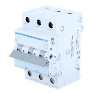 Interruttore magnetotermico Hager C 20A 3P 6kA