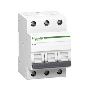 Interruttore automatico C 20A 3P 6kA K60N-C20-3 Acti9 A9K02320 SCHNEIDER ELECTRIC