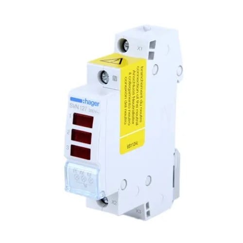 Segnalatore luminoso a LED triplo rosso 230VAC SVN127 HAGER GPV-401-84