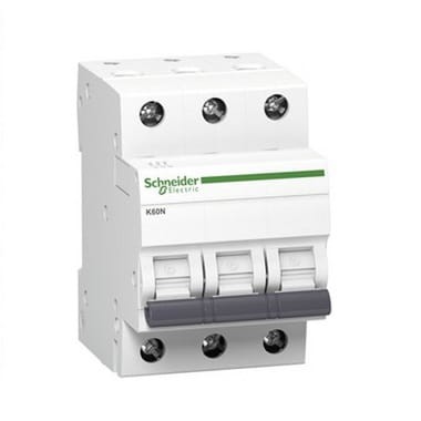 Interruttore automatico C 25A 3P 6kA K60N-C25-3 Acti9 A9K02325 SCHNEIDER ELECTRIC GPV-401-92