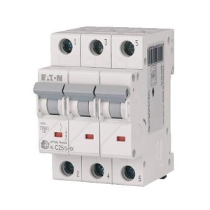 Interruttore automatico C 25A 3P 6kA HN-C25/3 xPole Home 194893 EATON