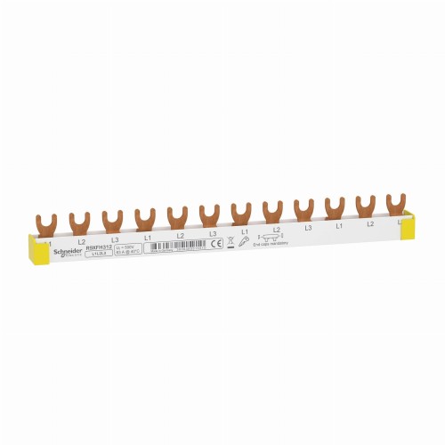 Barra di connessione a forchetta 12 moduli 3 poli 63A R9XFH312 SCHNEIDER ELECTRIC GPV-401-100