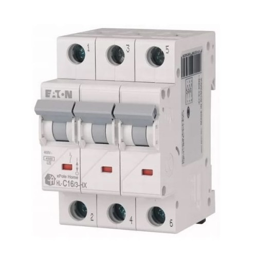 Interruttore automatico C 16A 3P 6kA HN-C16/3 xPole Home 194891 EATON GPV-401-103