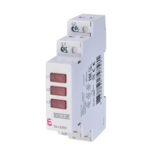 Lampada di segnalazione tripla SON H-3R indicatore di presenza tensione 002471552 ETI