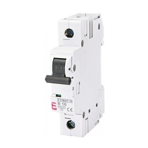 Interruttore automatico B 16A 1P 10kA ETIMAT10 002121716 ETI