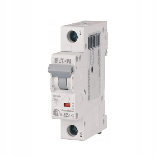 Interruttore automatico B 25A 1P 6kA HN-B25/1 xPole Home 194823 EATON GPV-401-142