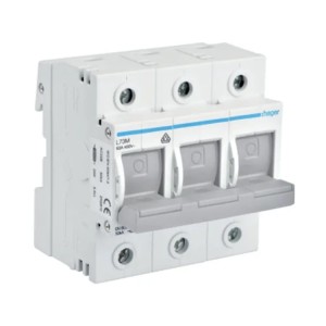 Sezionatore di protezione fusibile 3P 63A D02 L73M HAGER