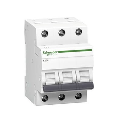 Interruttore automatico sovracorrente B 25A 3P 6kA K60N-B25-3 Acti9 A9K01325 SCHNEIDER ELECTRIC GPV-401-153
