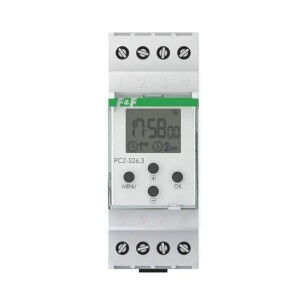 Temporizzatore PCZ-526,32x1P I=2x16A 24÷264V AC/DC 2 moduli PCZ-526.3 F&F