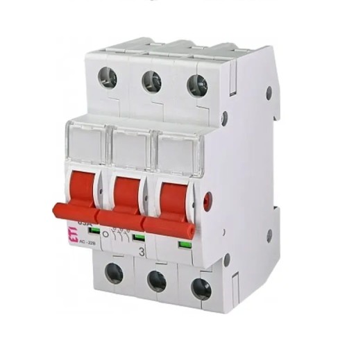 Interruttore sezionatore 3-fasi 3P 100A 400V AC SV 3100 002423316 ETI GPV-401-170