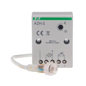 Interruttore crepuscolare 16A 230V 2-1000 lux IP20/65 AZH-S F&F FILIPOWSKI