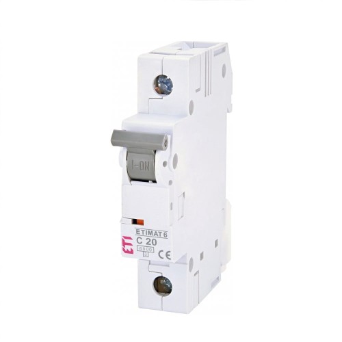 ETI Interruttore magnetotermico C 20A 1P 6kA GPV-401-211