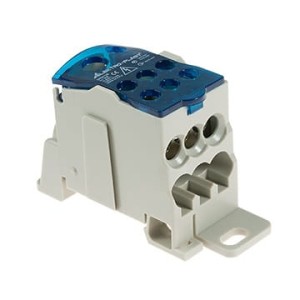 ELEKTRO-PLAST Blocco di distribuzione 1 polo 125A TH35 blu UKK-125