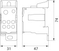 ELEKTRO-PLAST Blocco di distribuzione 1 polo 125A TH35 blu UKK-125 GPV-401-214 (2)