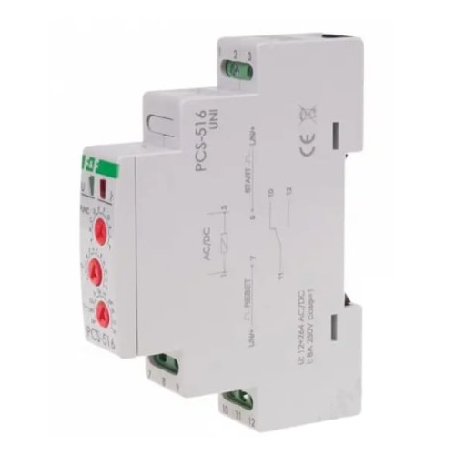 F&F Filipowski Relè temporizzatore 10-funzioni PCS-516UNI GPV-401-217