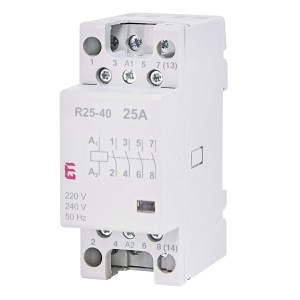 ETI Contattore modulare 230V AC 4NO 25A