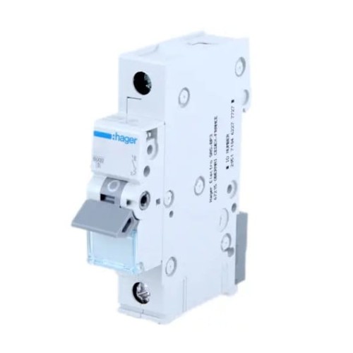 Hager Interruttore magnetotermico C 2A 1P 6kA GPV-401-231