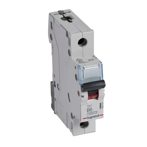 Legrand Interruttore magnetotermico B 6A 1P 6kA S 301 TX3 GPV-401-234