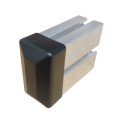 UFR Tappo di copertura per profilo 80 x 40 nero PV-19-03 (2)