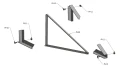 Triangolo di montaggio 1400x1150x682 - 30 Verticale PV-09-03 (2)