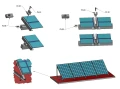 Triangolo di Montaggio 890x810x380 - 25 Orizzontale PV-09-05 (5)