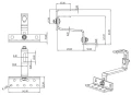 Gancio per tetto Vario Classe 5-6-5 - 3x regolabile Acciaio inox 1.4016 - 120 mm - Rinforzato PV-08-34 (2)