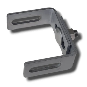 Staffa di regolazione C/S con angolari 65x65mm acciaio inox H17