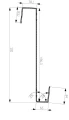 Gancio per tetto S 500 Fissaggio ai listelli PV-08-03 (2)