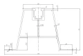 Ponte trapezoidale 40cm H-70 in EPDM per coperture in lamiera grecata PV-02-04-02 (2)