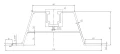 Ponte trapezoidale 40cm H-40 in EPDM per coperture in lamiera grecata PV-02-03-02 (2)