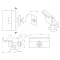Morsetto terminale 30 mm con vite e inserto PV-03-22 (3)