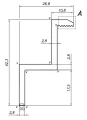 Morsetto Terminale - Foro M8 - Alluminio 6060 - H40 Anodizzato PV-03-10 (2)