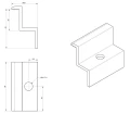 Morsetto Terminale - Foro M8 - Alluminio 6060 - H40 Anodizzato PV-03-10 (3)