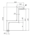 Morsetto Terminale - Foro M8 - Alluminio 6060 - H35 PV-03-05 (2)