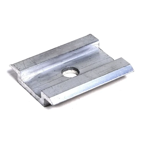 Morsetto Centrale - Foro M8 - Alluminio 6060 - H8 PV-04-03
