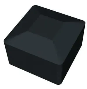 Tappo di copertura per profilo di installazione 40x40 - Nero PV-19-01