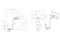 Gancio da tetto Vario classe 5-5-5 - 3x regolabile acciaio inox 1.4016 - 120 mm PV-08-38 (2)