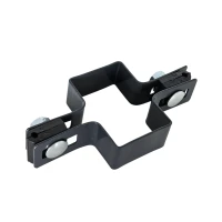 Morsetto intermedio per pannelli di recinzione 40x60 mm antracite RAL 7016