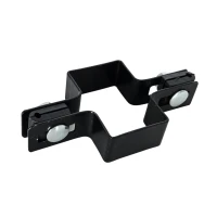 Morsetto intermedio per pannelli di recinzione 40x60 mm nero
